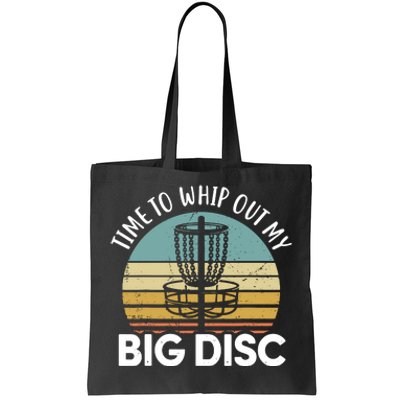 Funny Disc Golf Art For Men Women Flying Disc Sport Players Tote Bag