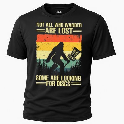 Funny Disc Golf Art Cooling Performance Crew T-Shirt