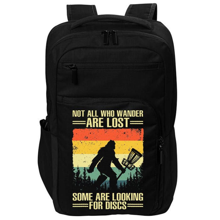 Funny Disc Golf Art Impact Tech Backpack