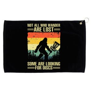 Funny Disc Golf Art Grommeted Golf Towel