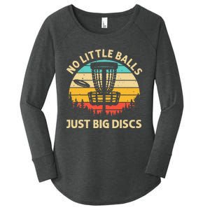 Funny Disc Golf Lover Player Women's Perfect Tri Tunic Long Sleeve Shirt