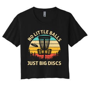 Funny Disc Golf Lover Player Women's Crop Top Tee