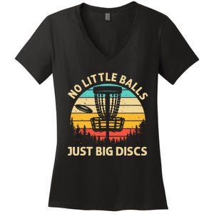 Funny Disc Golf Lover Player Women's V-Neck T-Shirt