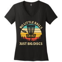 Funny Disc Golf Lover Player Women's V-Neck T-Shirt