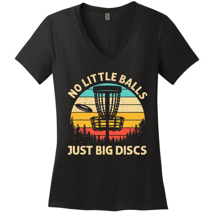 Funny Disc Golf Lover Player Women's V-Neck T-Shirt