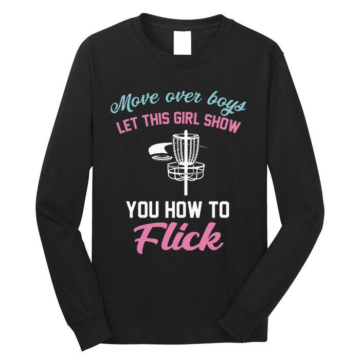 Funny Disc Golf Let This Show You How To Flick Long Sleeve Shirt