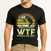Fishing Dad Gift Wtf Wheres The Trout Fish Funny Cooling Performance Crew T-Shirt