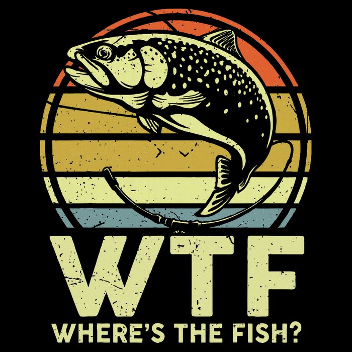 Fishing Dad Gift Wtf Wheres The Trout Fish Funny 16 in Basic Backpack