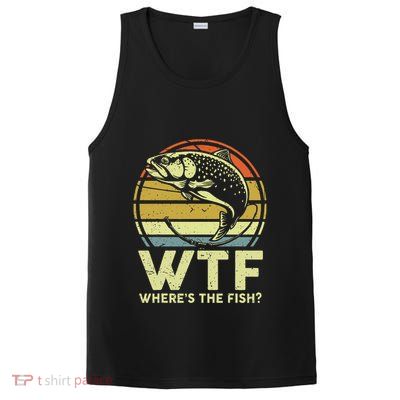 Fishing Dad Gift Wtf Wheres The Trout Fish Funny PosiCharge Competitor Tank