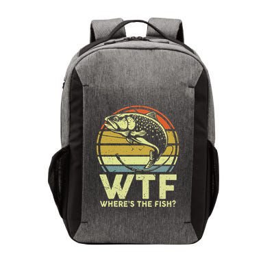 Fishing Dad Gift Wtf Wheres The Trout Fish Funny Vector Backpack