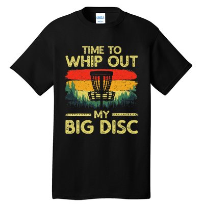 Funny Disc Golf Art Flying Disc Sport Players Tall T-Shirt