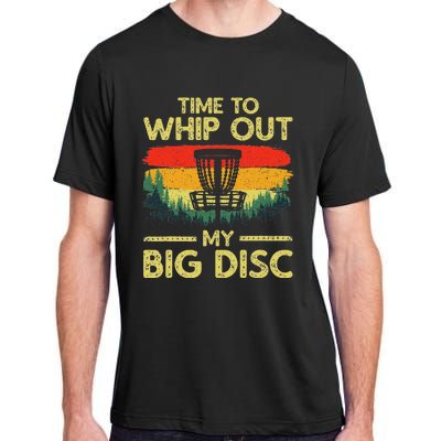 Funny Disc Golf Art Flying Disc Sport Players Adult ChromaSoft Performance T-Shirt