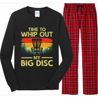 Funny Disc Golf Art Flying Disc Sport Players Long Sleeve Pajama Set