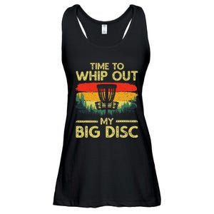 Funny Disc Golf Art Flying Disc Sport Players Ladies Essential Flowy Tank