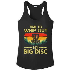 Funny Disc Golf Art Flying Disc Sport Players Ladies PosiCharge Competitor Racerback Tank