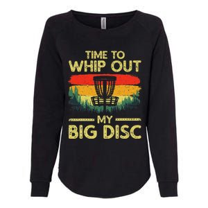 Funny Disc Golf Art Flying Disc Sport Players Womens California Wash Sweatshirt