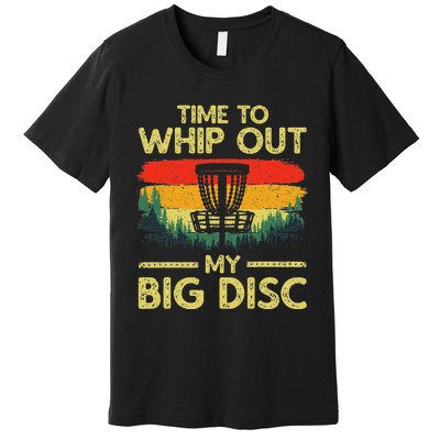 Funny Disc Golf Art Flying Disc Sport Players Premium T-Shirt