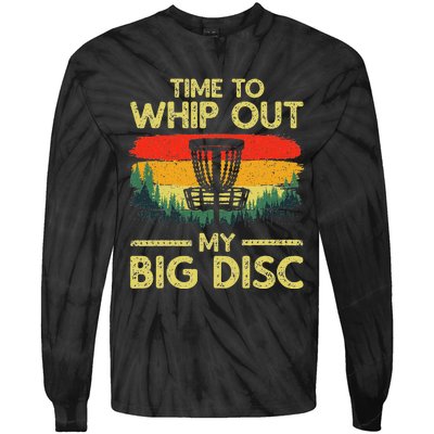 Funny Disc Golf Art Flying Disc Sport Players Tie-Dye Long Sleeve Shirt