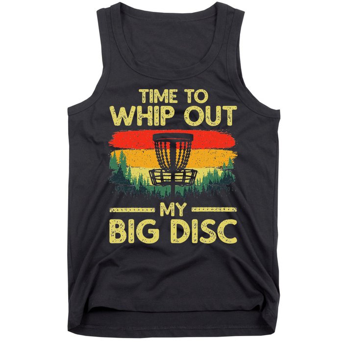 Funny Disc Golf Art Flying Disc Sport Players Tank Top