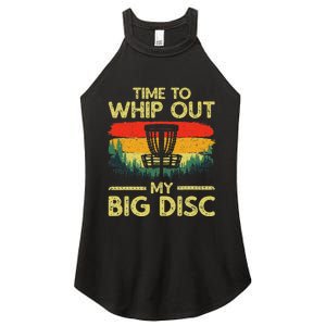 Funny Disc Golf Art Flying Disc Sport Players Women's Perfect Tri Rocker Tank