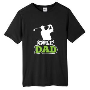 Father's Day Golf Golf Player Golf Dad Golf Lover Birthday Gift For Dad Tall Fusion ChromaSoft Performance T-Shirt