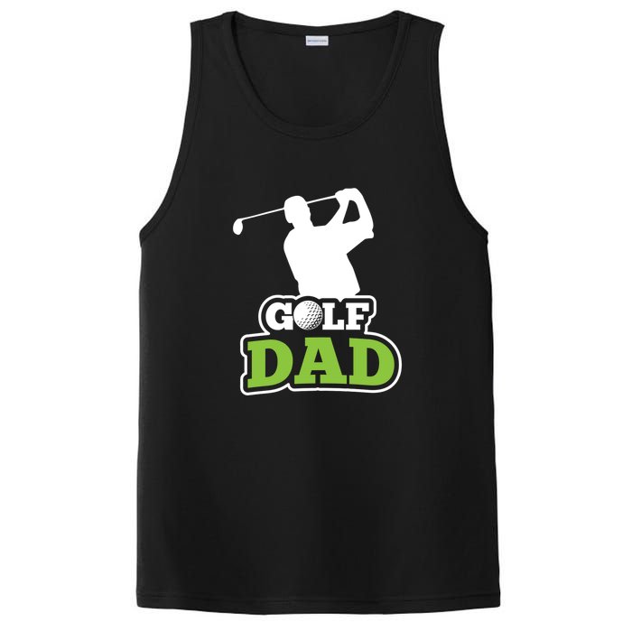 Father's Day Golf Golf Player Golf Dad Golf Lover Birthday Gift For Dad PosiCharge Competitor Tank