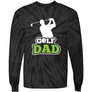 Father's Day Golf Golf Player Golf Dad Golf Lover Birthday Gift For Dad Tie-Dye Long Sleeve Shirt