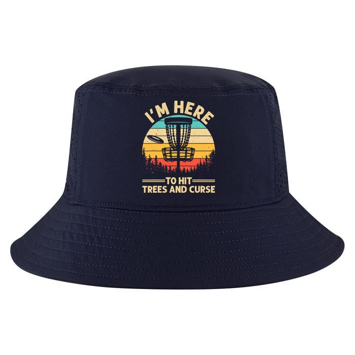 Funny Disc Golf Disc Golf Player Trees Sports Cool Comfort Performance Bucket Hat