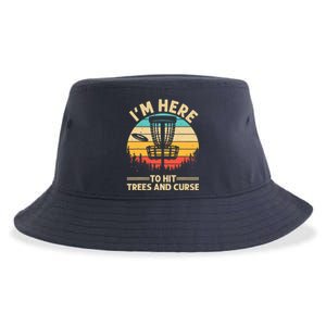 Funny Disc Golf Disc Golf Player Trees Sports Sustainable Bucket Hat