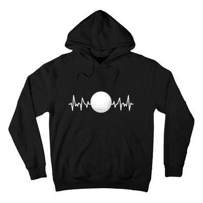 Father's Day Golf Heart Love Funny Golf For Men And Women Gift For Dad Hoodie