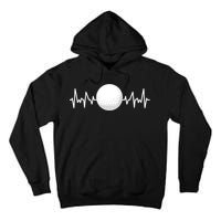 Father's Day Golf Heart Love Funny Golf For Men And Women Gift For Dad Tall Hoodie