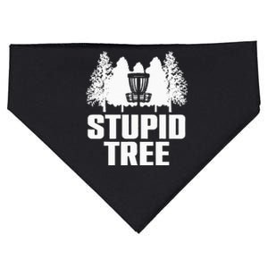 Funny Disc Golf Art For  Disc Golf Player USA-Made Doggie Bandana