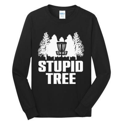 Funny Disc Golf Art For  Disc Golf Player Tall Long Sleeve T-Shirt