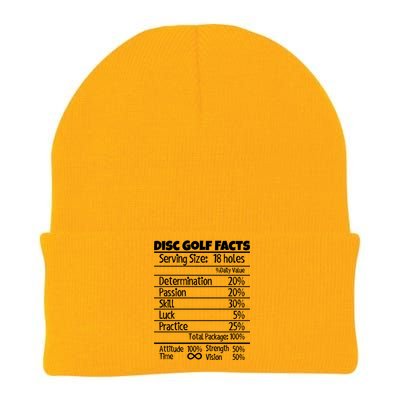 Funny Disc Golf Facts Great Gift Knit Cap Winter Beanie