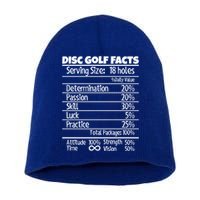 Funny Disc Golf Facts Great Gift Short Acrylic Beanie