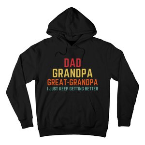 Fathers Day Gift From Grandkids Dad Grandpa Great Grandpa Hoodie