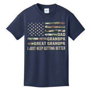 Fathers Day Gift From Grand Dad Grandpa Great Grandpa Kids T-Shirt