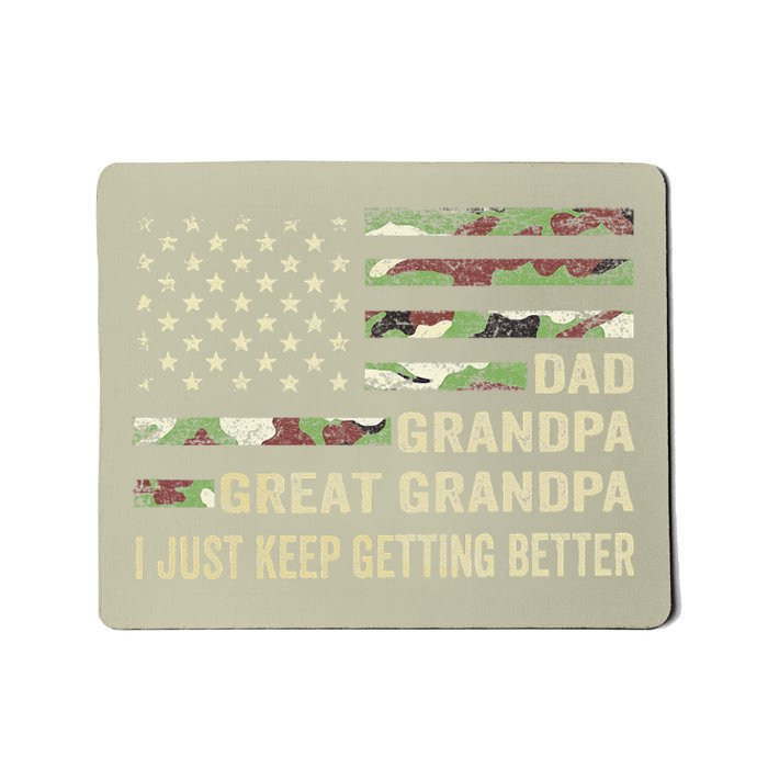 Fathers Day Gift From Grand Dad Grandpa Great Grandpa Mousepad