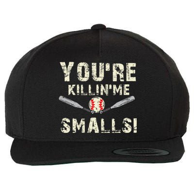 Funny Dad Gift You're Killing Me Smalls Dad And Child Wool Snapback Cap