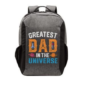 Fathers Day Greatest Dad In The Universe Space Ufo Gift Vector Backpack