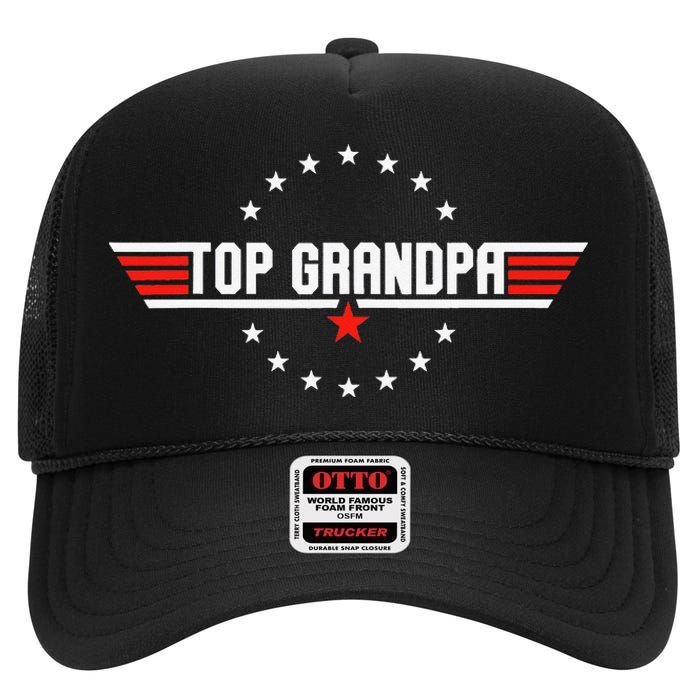 Fathers Day Gift Grandpa Gift from Grand Son Daughter High Crown Mesh Back Trucker Hat