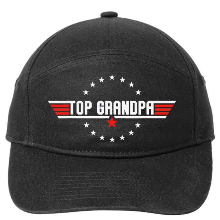 Fathers Day Gift Grandpa Gift from Grand Son Daughter 7-Panel Snapback Hat