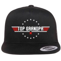 Fathers Day Gift Grandpa Gift from Grand Son Daughter Flat Bill Trucker Hat