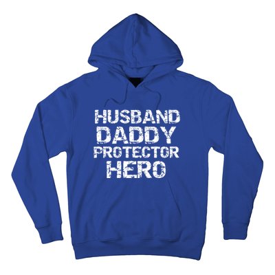 Fathers Day Gift From Wife Husband Daddy Protector Hero Gift Hoodie