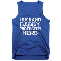 Fathers Day Gift From Wife Husband Daddy Protector Hero Gift Tank Top