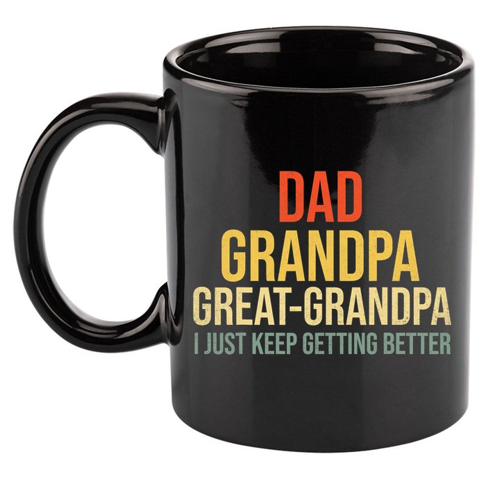 Funny Dad Great Grandpa For Fathers Day 11oz C Handle Ceramic Mug