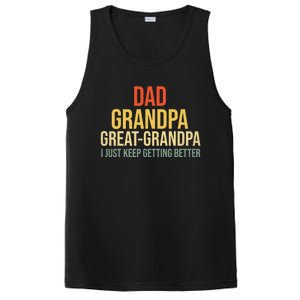 Funny Dad Great Grandpa For Fathers Day PosiCharge Competitor Tank