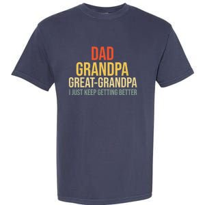 Funny Dad Great Grandpa For Fathers Day Garment-Dyed Heavyweight T-Shirt