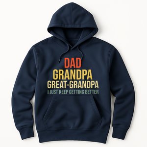 Funny Dad Great Grandpa For Fathers Day Hoodie