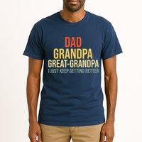 Funny Dad Great Grandpa For Fathers Day Tall T-Shirt